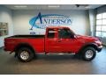 2002 Bright Red Ford Ranger XLT FX4 SuperCab 4x4  photo #2