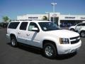 2009 Summit White Chevrolet Suburban LT  photo #1