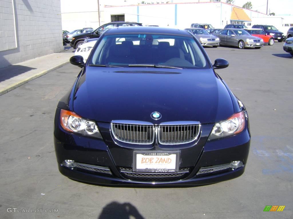 2007 3 Series 328i Sedan - Black Sapphire Metallic / Black photo #6