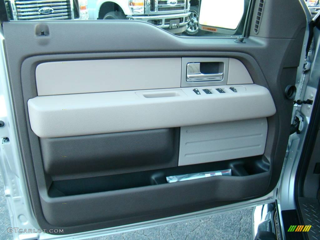 2010 F150 XLT SuperCab - Ingot Silver Metallic / Medium Stone photo #17