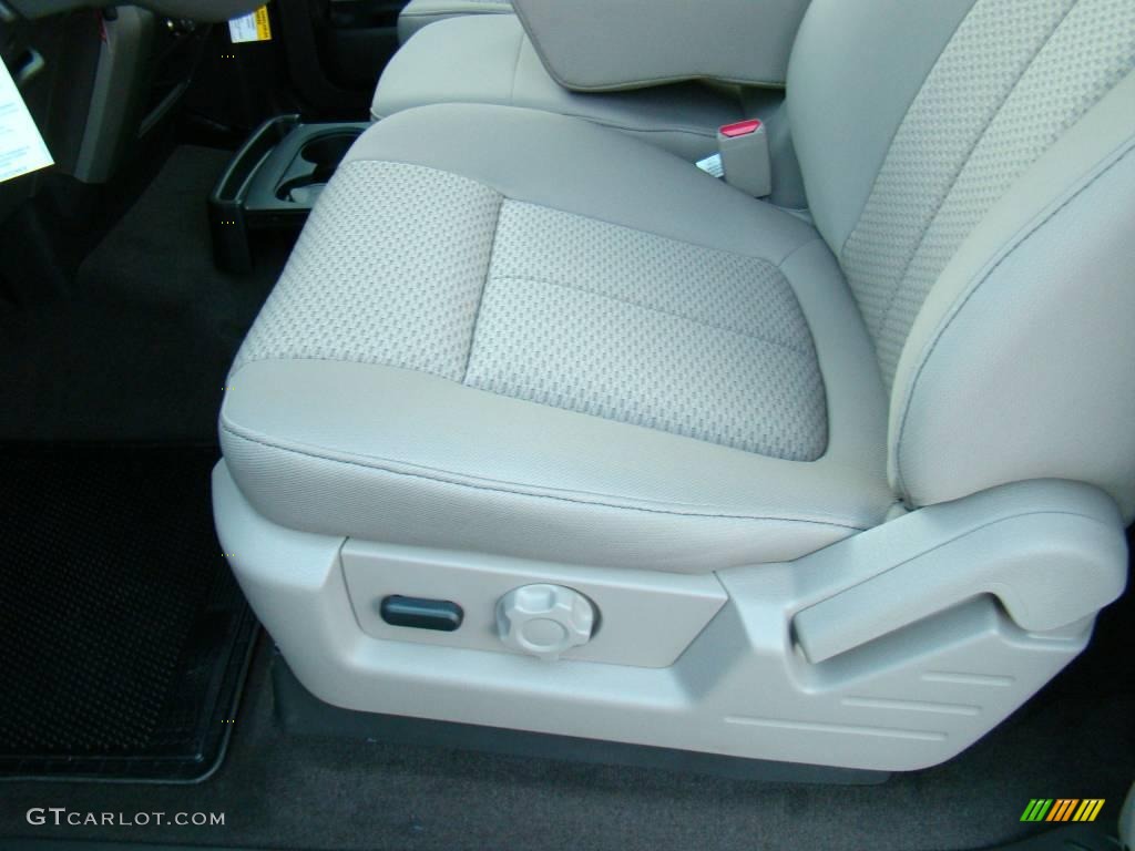 2010 F150 XLT SuperCab - Ingot Silver Metallic / Medium Stone photo #18
