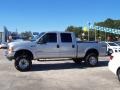 2001 Silver Metallic Ford F250 Super Duty Lariat Super Crew 4x4  photo #2