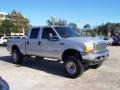 2001 Silver Metallic Ford F250 Super Duty Lariat Super Crew 4x4  photo #7