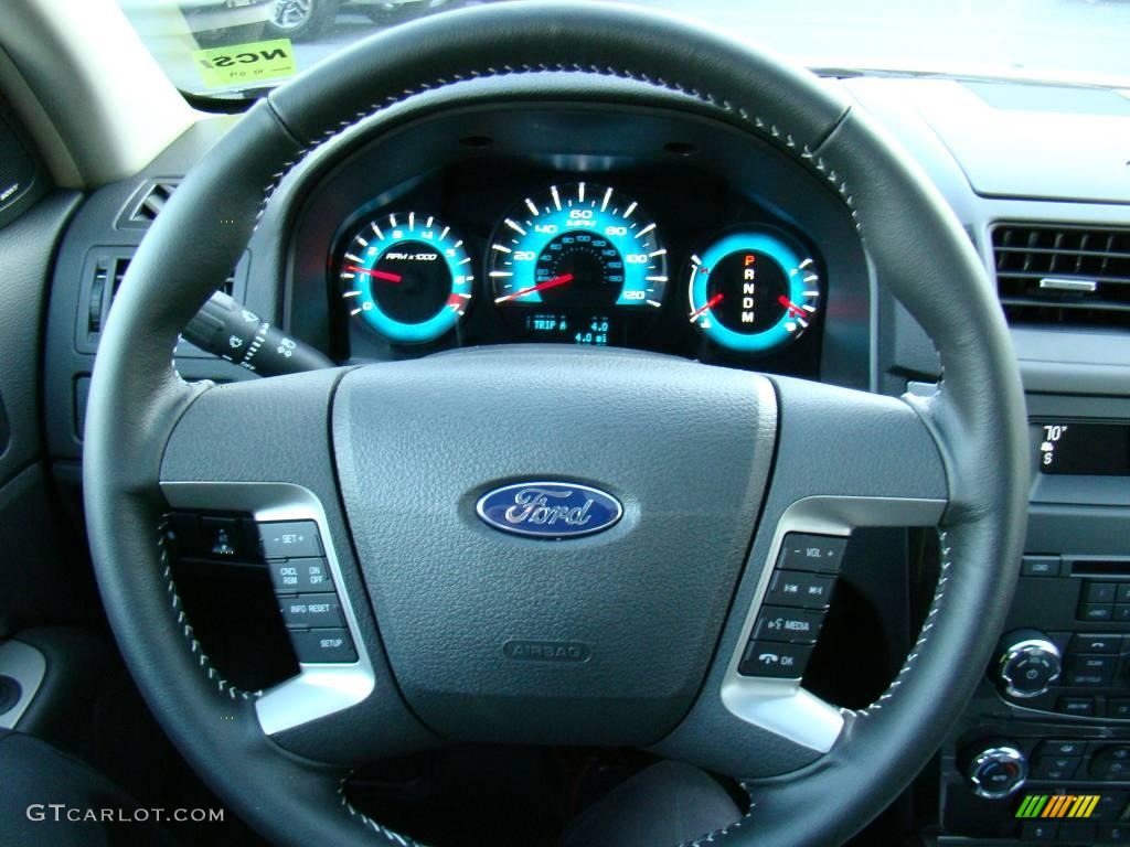 2010 Fusion Sport - Tuxedo Black Metallic / Charcoal Black/Sport Black photo #20