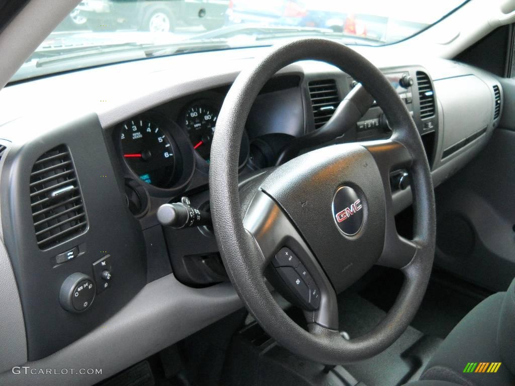 2008 Sierra 1500 Extended Cab 4x4 - Stealth Gray Metallic / Light Titanium photo #7