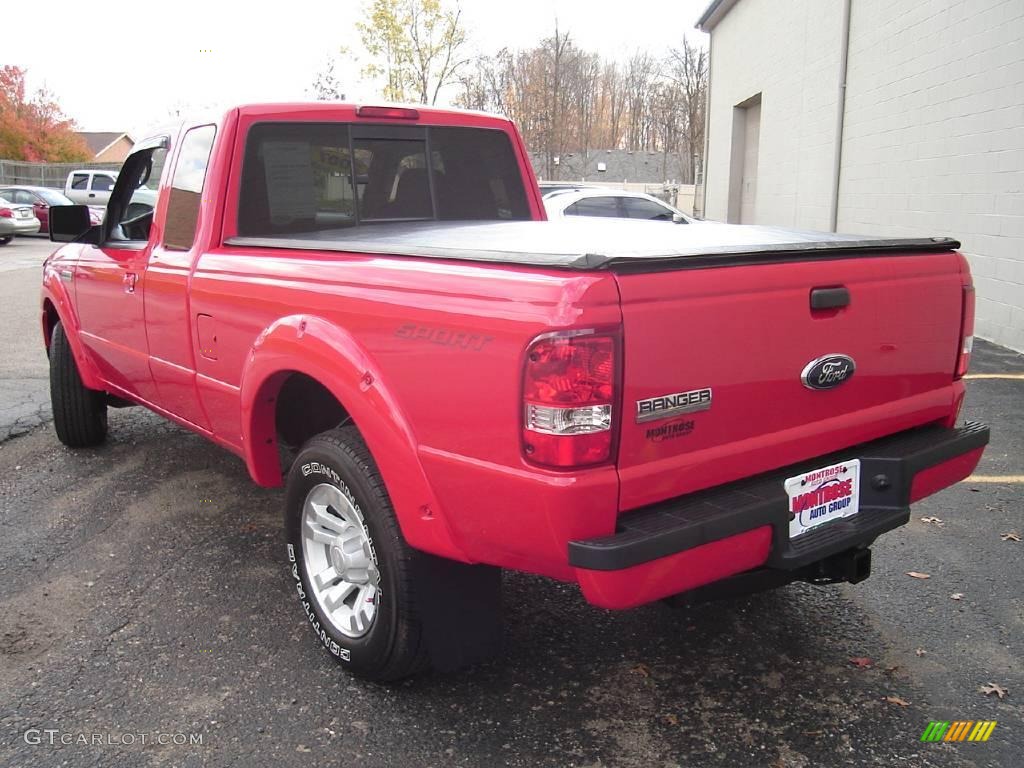 2007 Ranger Sport SuperCab - Torch Red / Medium Dark Flint photo #3