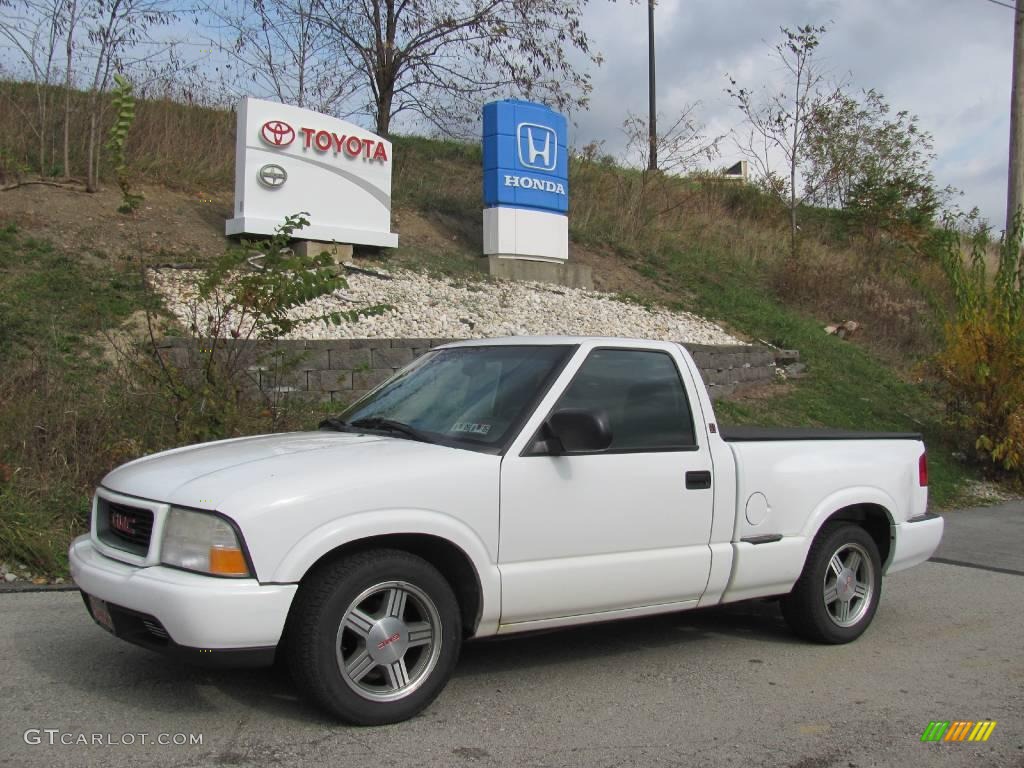 2000 Sonoma SLS Sport Regular Cab - Summit White / Pewter photo #1