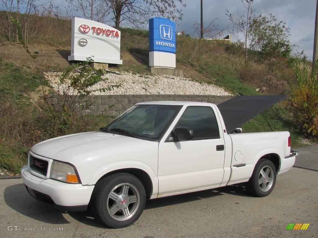 2000 Sonoma SLS Sport Regular Cab - Summit White / Pewter photo #9