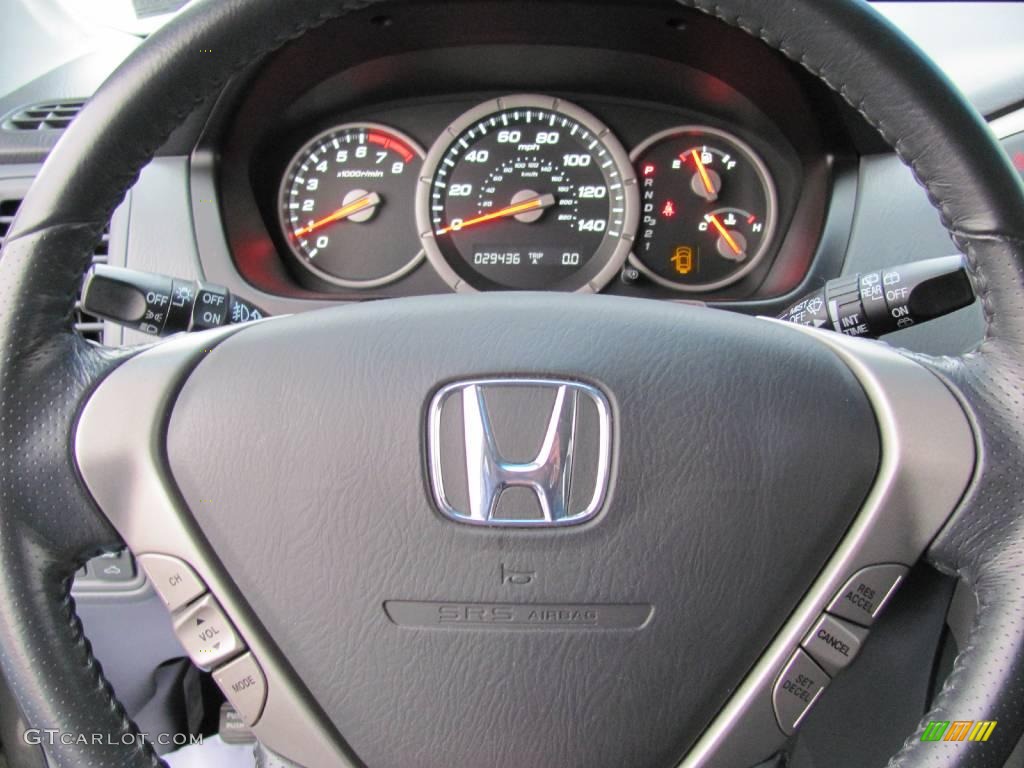 2007 Pilot EX-L 4WD - Nimbus Gray Metallic / Gray photo #16