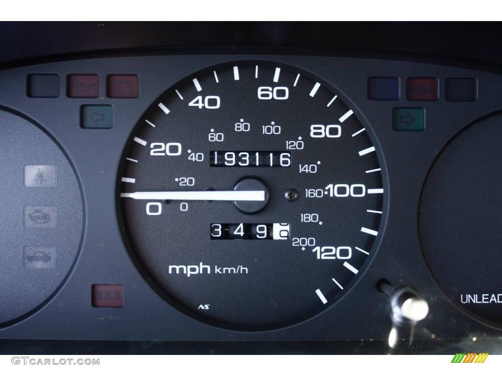 1995 Civic DX Sedan - Harvard Blue Pearl / Grey photo #8