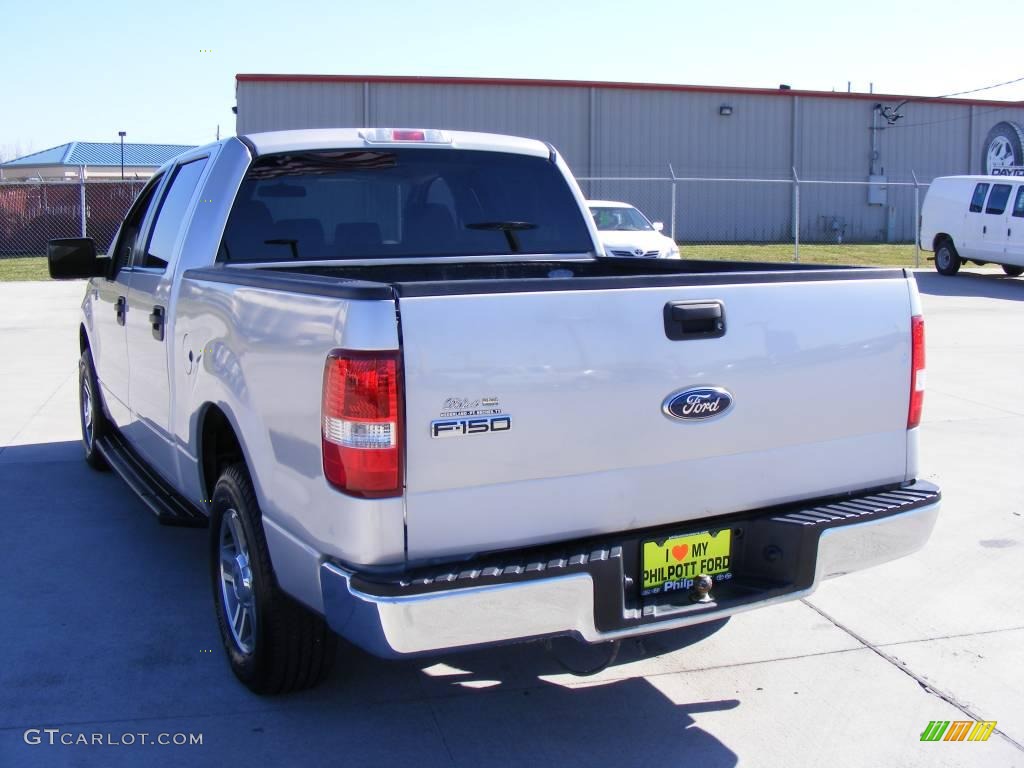 2006 F150 XLT SuperCrew - Silver Metallic / Medium/Dark Flint photo #8