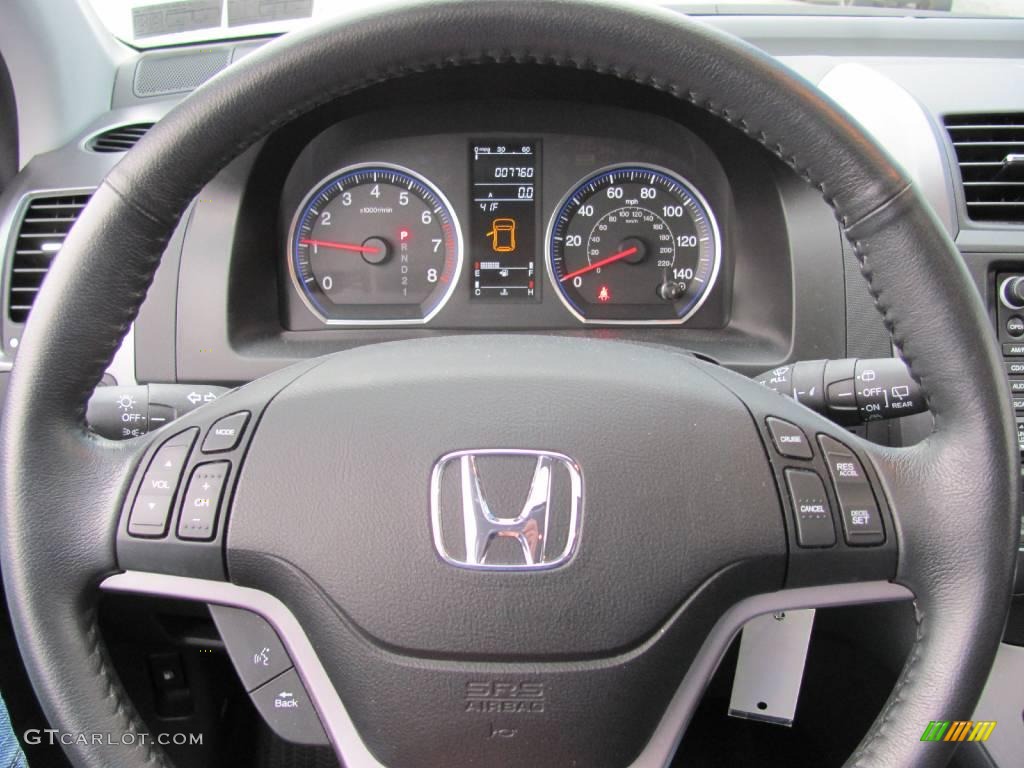 2008 CR-V EX-L 4WD - Nighthawk Black Pearl / Black photo #15