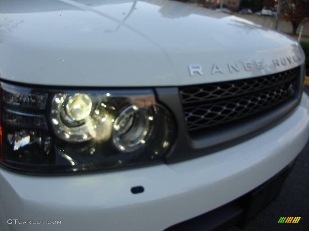 2010 Range Rover Sport HSE - Alaska White / Almond/Nutmeg Stitching photo #7