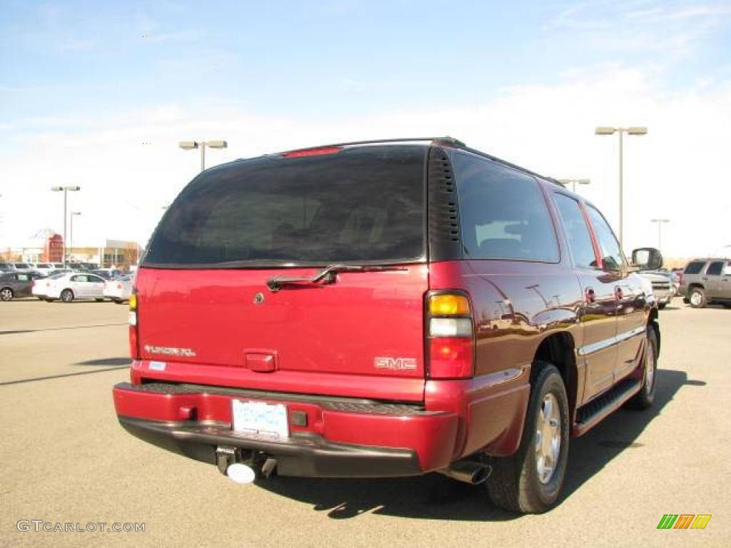 2004 Yukon XL Denali AWD - Sport Red Metallic / Stone Gray photo #6