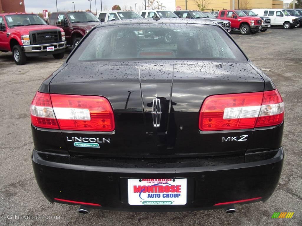 2008 MKZ Sedan - Black / Dark Charcoal photo #4