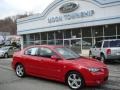 2004 Velocity Red Mazda MAZDA3 s Sedan  photo #1