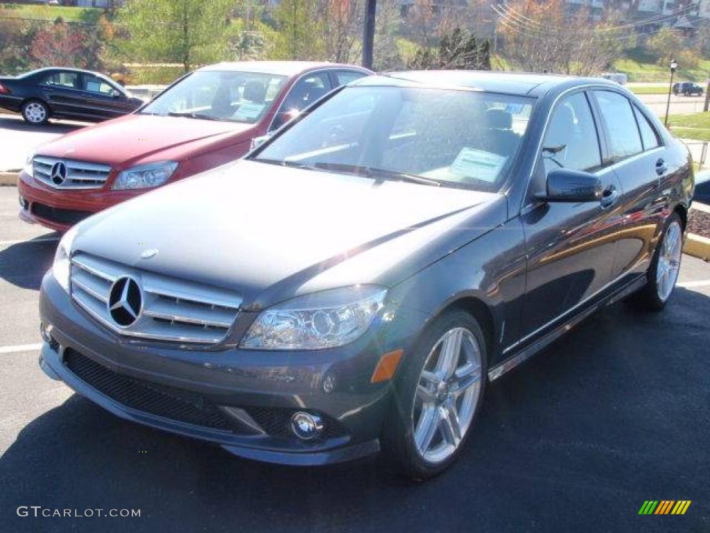 2010 C 300 Sport - Steel Grey Metallic / Grey/Black photo #1