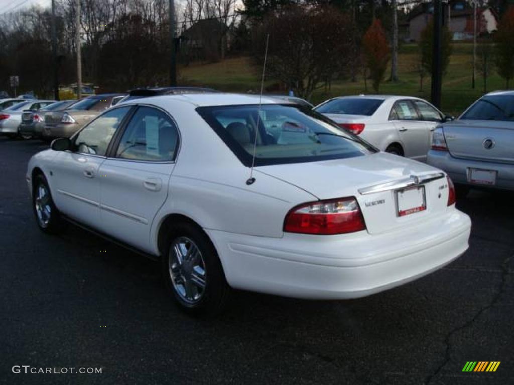 2004 Sable LS Premium Sedan - Vibrant White / Medium Parchment photo #2