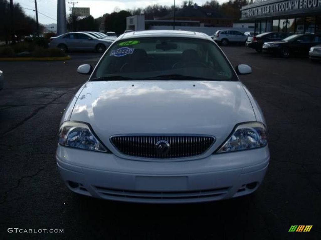 2004 Sable LS Premium Sedan - Vibrant White / Medium Parchment photo #6