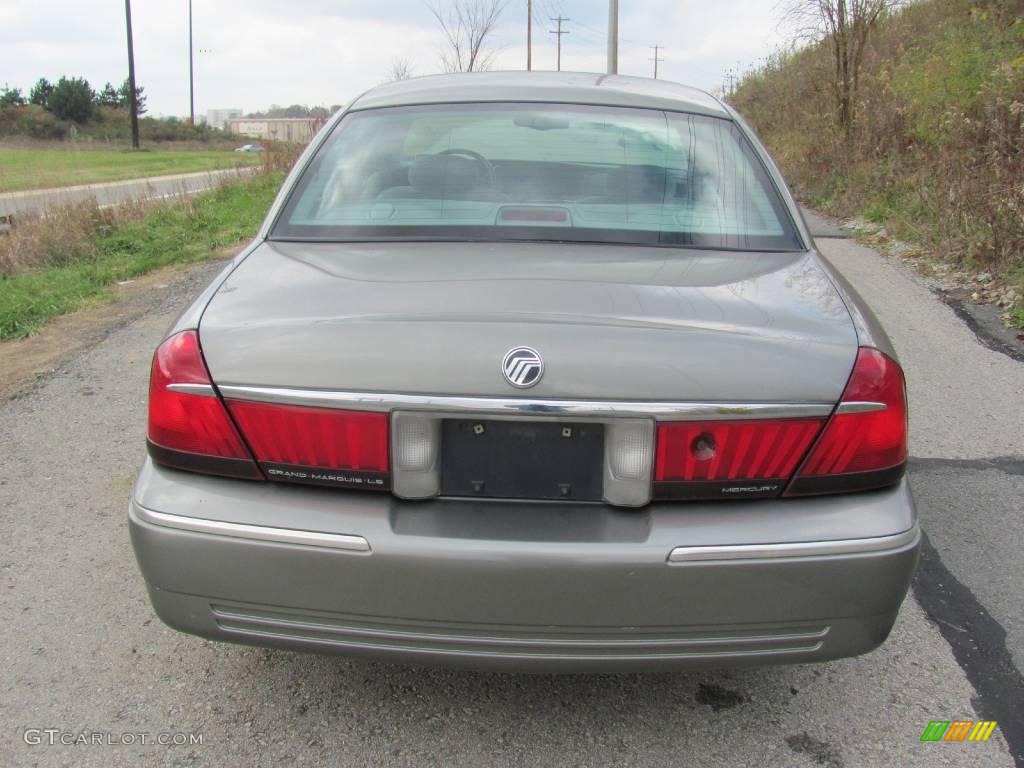 2001 Grand Marquis LS - Spruce Green Metallic / Light Graphite photo #3