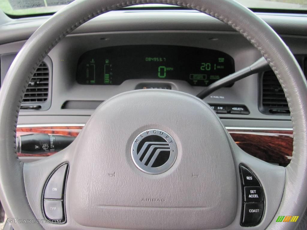 2001 Grand Marquis LS - Spruce Green Metallic / Light Graphite photo #12