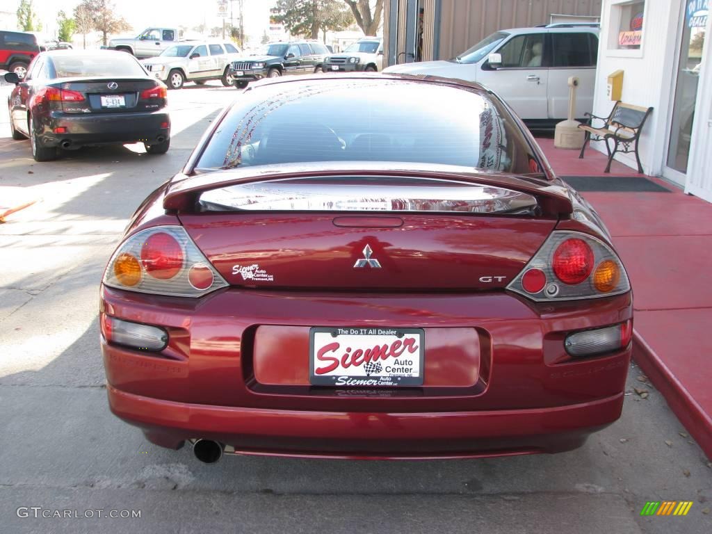 2004 Eclipse GTS Coupe - Ultra Red Pearl / Sand Blast photo #17