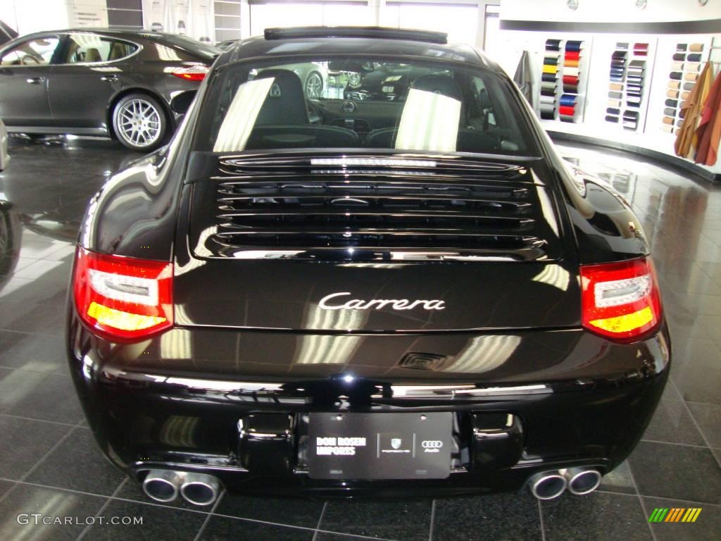 2010 911 Carrera Coupe - Black / Black photo #7