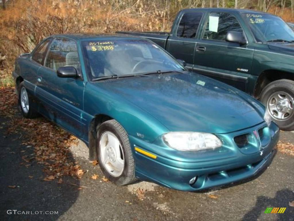 1996 Grand Am GT Coupe - Medium Green Blue Metallic / Pewter photo #1