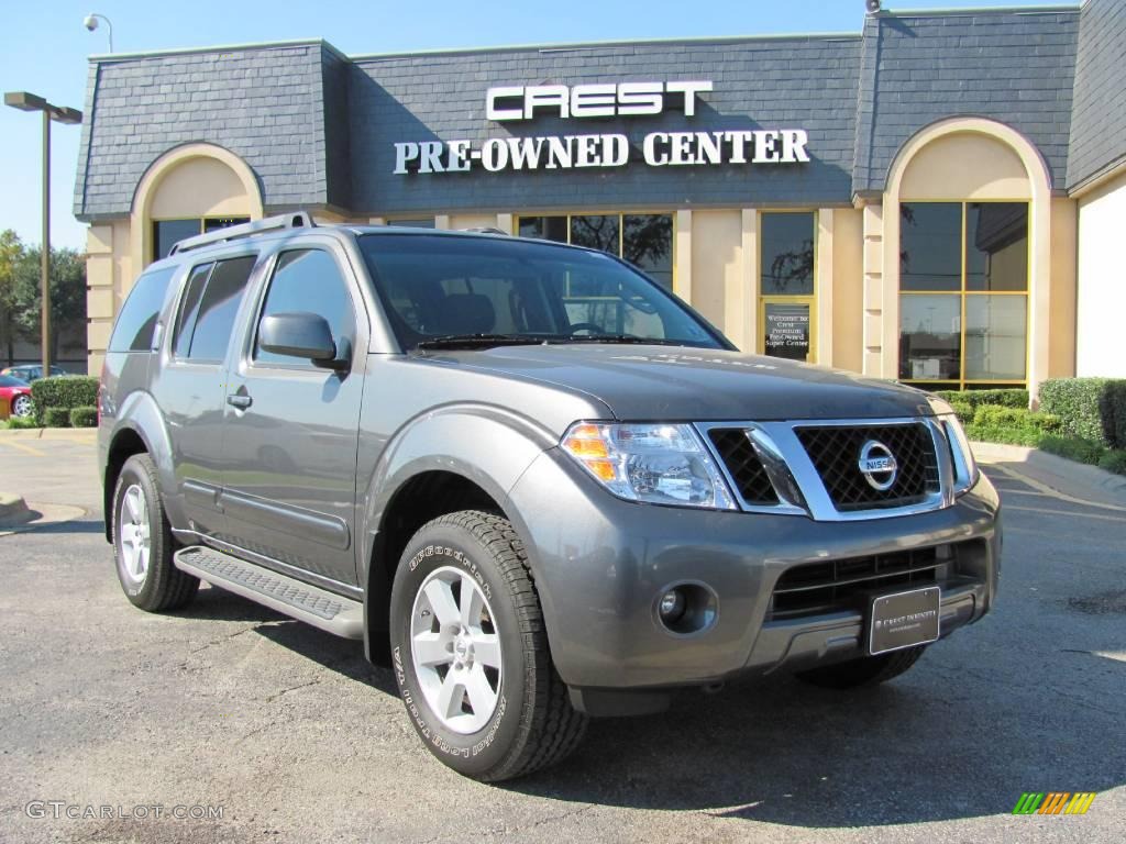 2009 Pathfinder SE 4x4 - Storm Gray / Graphite photo #1