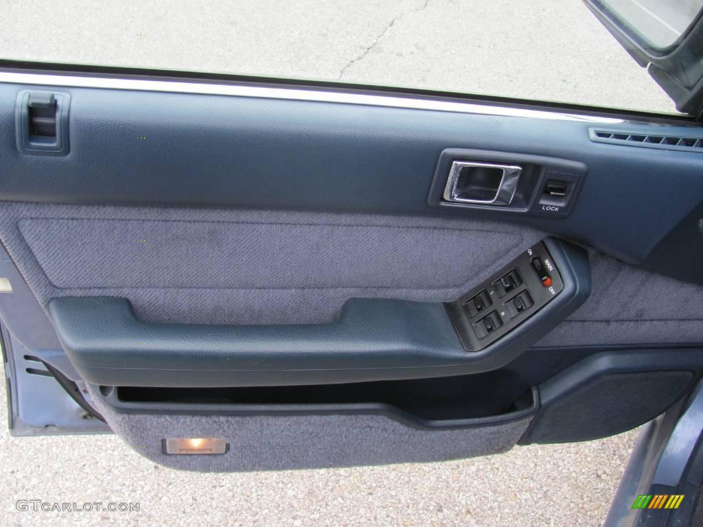 1989 Accord LX Sedan - Light Blue Metallic / Blue photo #12