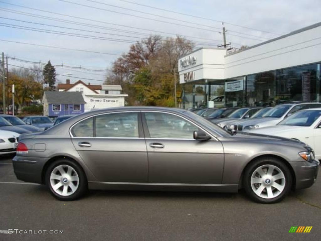 2006 7 Series 750Li Sedan - Sterling Grey Metallic / Dark Beige/Beige III photo #1
