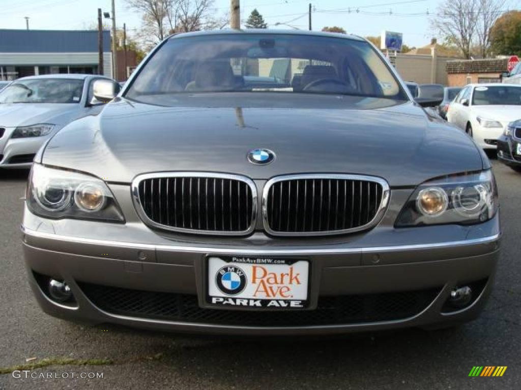 2006 7 Series 750Li Sedan - Sterling Grey Metallic / Dark Beige/Beige III photo #3