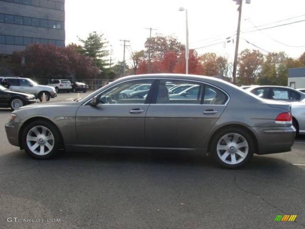 2006 7 Series 750Li Sedan - Sterling Grey Metallic / Dark Beige/Beige III photo #5