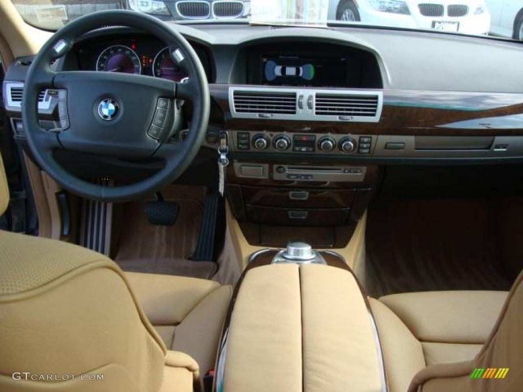 2006 7 Series 750Li Sedan - Sterling Grey Metallic / Dark Beige/Beige III photo #12
