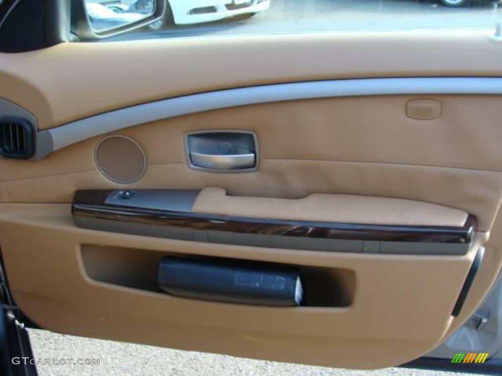 2006 7 Series 750Li Sedan - Sterling Grey Metallic / Dark Beige/Beige III photo #21