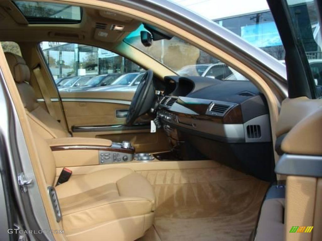 2006 7 Series 750Li Sedan - Sterling Grey Metallic / Dark Beige/Beige III photo #22