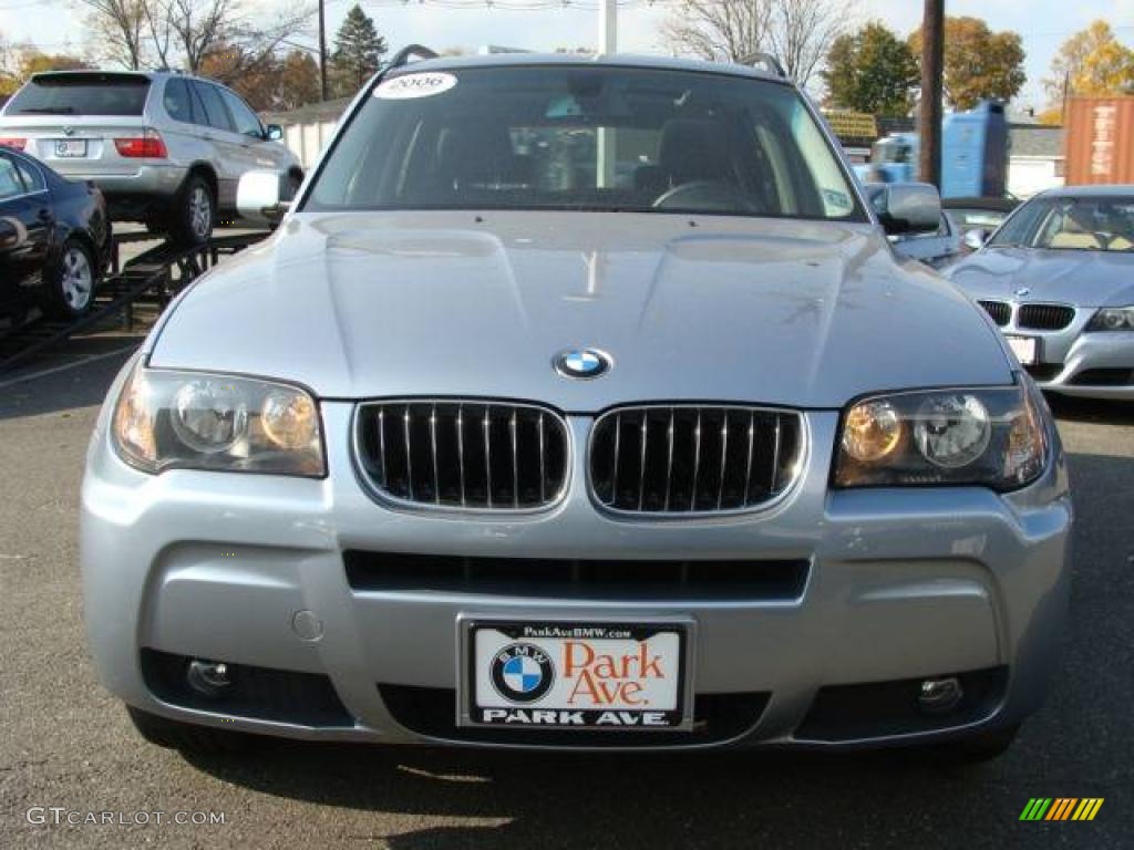 2006 X3 3.0i - Blue Water Metallic / Black photo #3