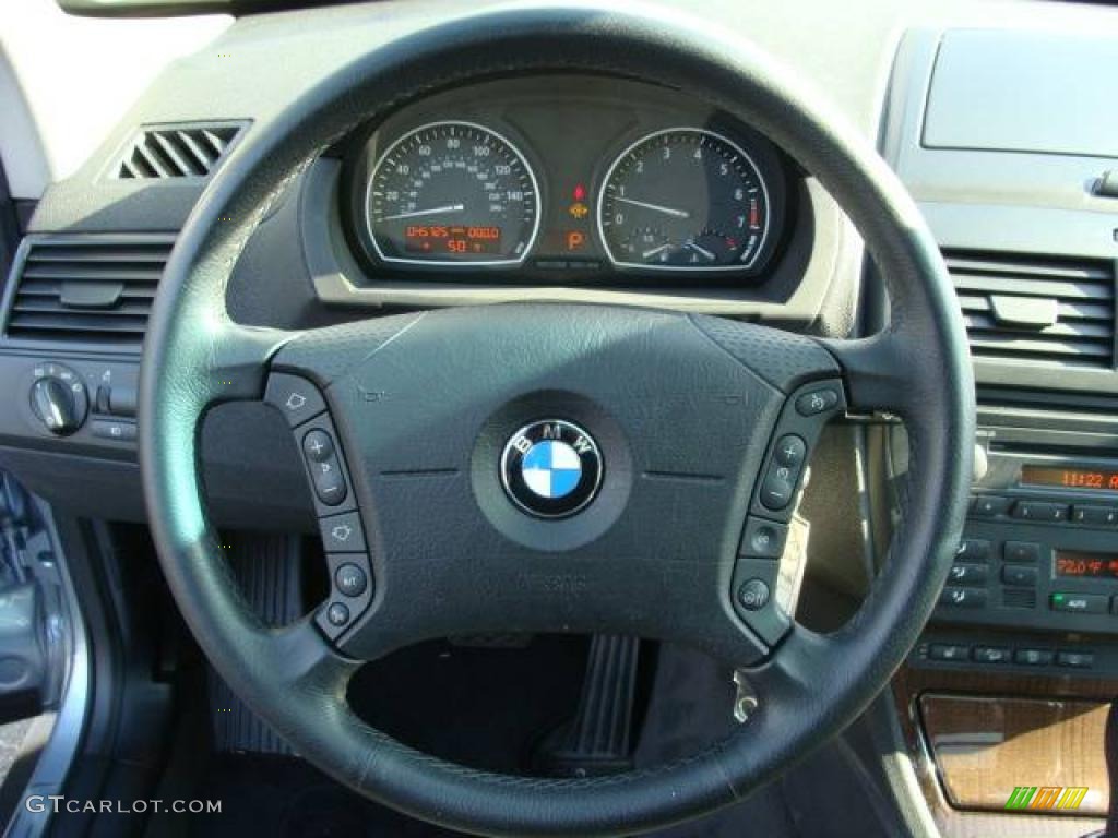 2006 X3 3.0i - Blue Water Metallic / Black photo #13