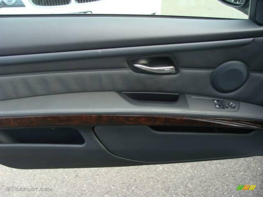2007 3 Series 335i Coupe - Titanium Silver Metallic / Black photo #9