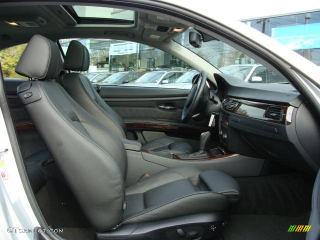 2007 3 Series 335i Coupe - Titanium Silver Metallic / Black photo #20