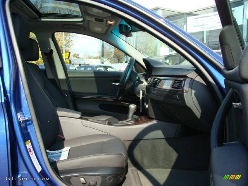 2007 3 Series 328xi Sedan - Montego Blue Metallic / Black photo #22
