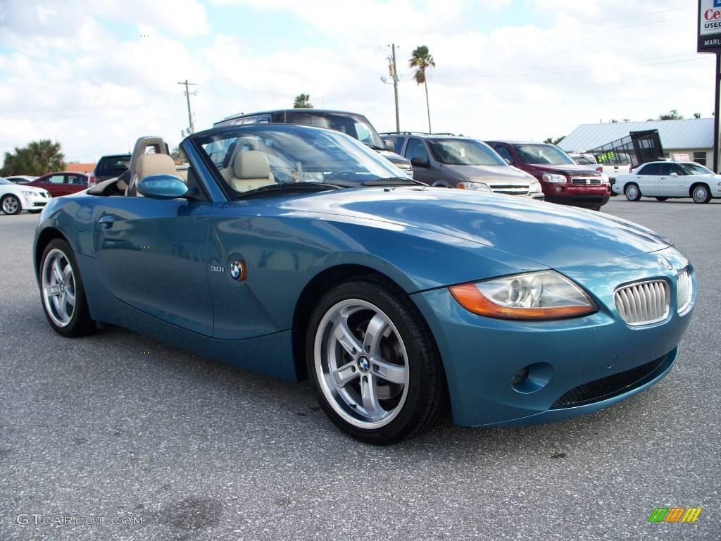 2003 Maldives Blue Metallic BMW Z4 3.0i Roadster 2110328 Photo 4