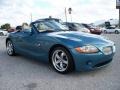 2003 Maldives Blue Metallic BMW Z4 3.0i Roadster  photo #4