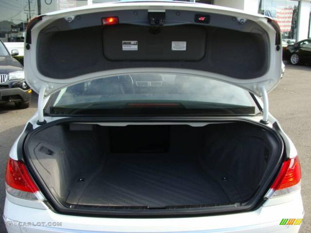 2007 7 Series 750i Sedan - Alpine White / Black photo #18