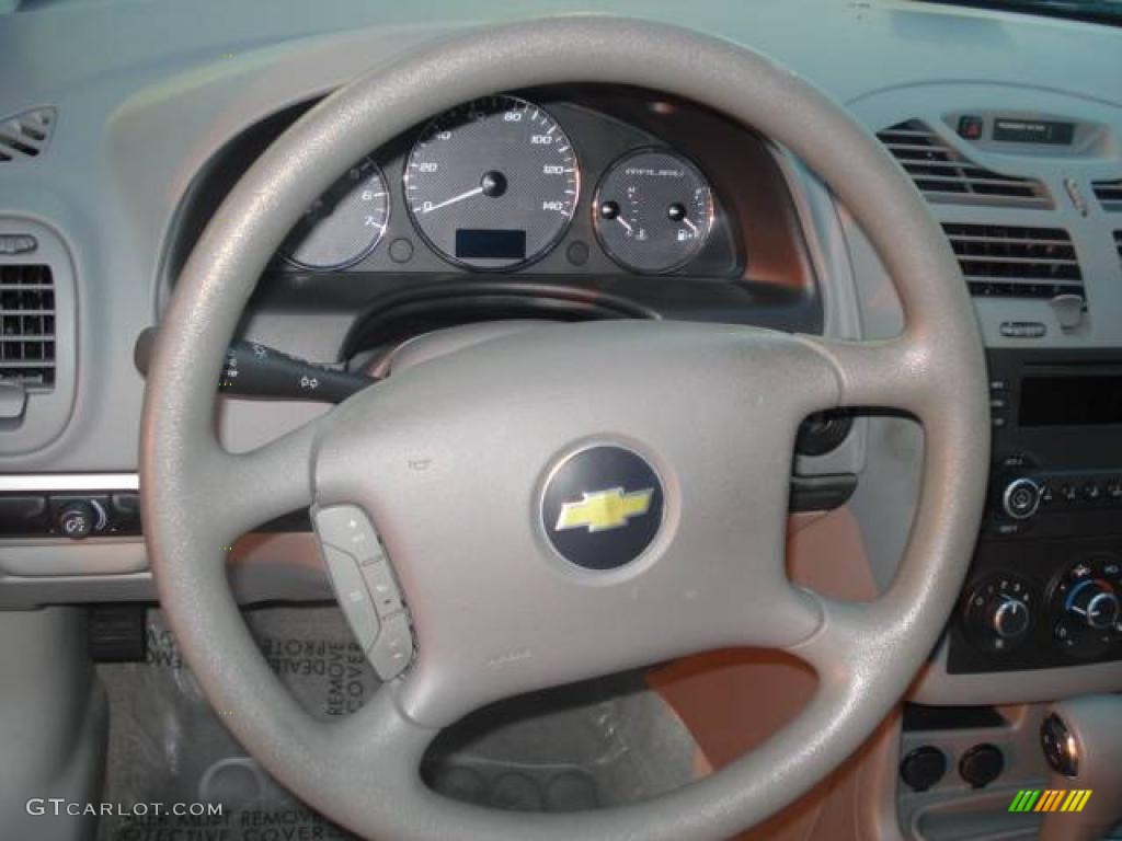 2007 Malibu LS Sedan - Silverstone Metallic / Titanium Gray photo #13