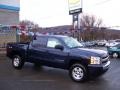 2009 Imperial Blue Metallic Chevrolet Silverado 1500 LT Crew Cab 4x4  photo #1