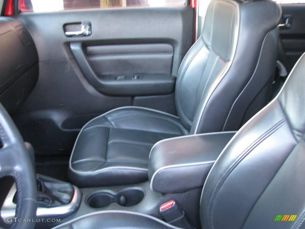 2006 H3  - Victory Red / Ebony Black/Morroco Brown photo #7