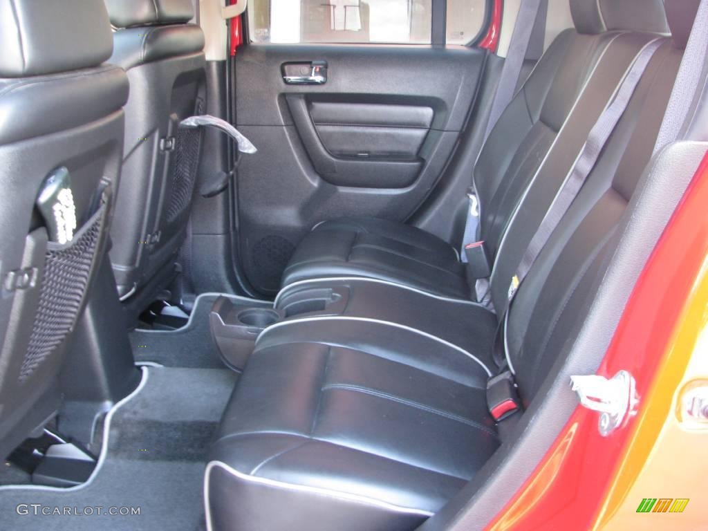 2006 H3  - Victory Red / Ebony Black/Morroco Brown photo #8
