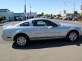 2008 Brilliant Silver Metallic Ford Mustang V6 Deluxe Coupe  photo #2