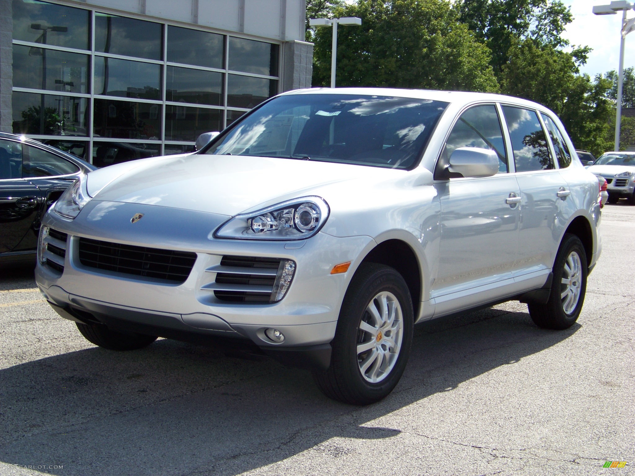 2008 Cayenne Tiptronic - Crystal Silver Metallic / Black Standard Leather photo #1